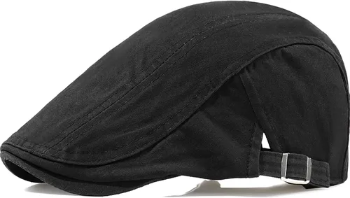 Miniatura 11 de Newsboy Sombreros para hombre, gorra plana de algodón, ajustable, transpirable, irlandés, hiedra, sombrero de caza