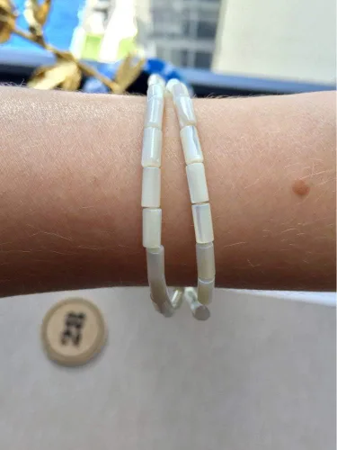 Miniatura 6 de Cuentas de concha natural, cuentas sueltas de piedras preciosas naturales para hacer joyas, bricolaje para accesorios de pulsera, collar