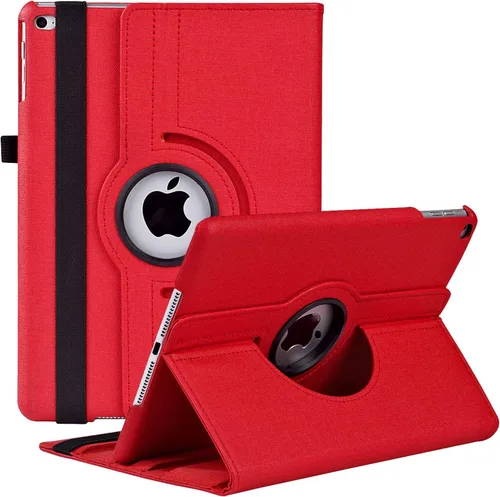 Miniatura 25 de Funda giratoria para iPad de 9.7 pulgadas 2018 2017 / Funda para iPad Air 2 - Funda protectora con soporte giratorio de 360 grados y función