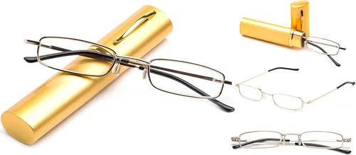 Miniatura 2 de Newbee Fashion Gafas de lectura de tubo para lector de bolsillo