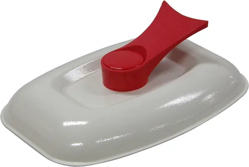Miniatura 4 de Microheath - Parrilla sartén para cocinar en microondas - color rojo.