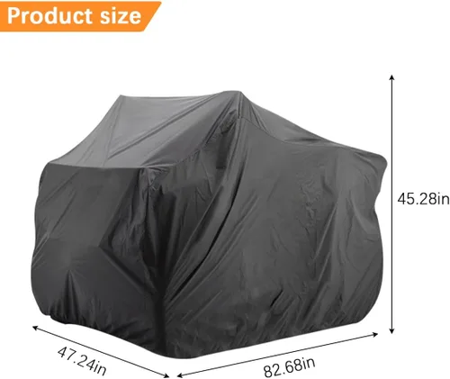 Miniatura 2 de Zpana Cubierta para ATV, impermeable al aire libre, resistente, a prueba de viento, Ripstop, protector para 4 ruedas, accesorios de cubierta