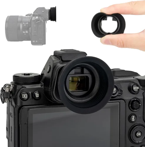 Miniatura 13 de Cubre visor de silicona suave para cámara ocular para Nikon Zfc Z fc, reemplaza al protector de la copa ocular Nikon DK-32