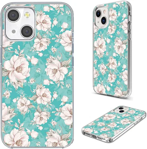 Miniatura 30 de Funda protectora completa a prueba de golpes, delgada, suave, TPU transparente, para iPhone 14/13 6.1, diseño de animales de dibujos animados