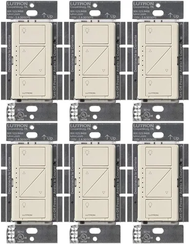 Miniatura 28 de Lutron Caseta - Interruptor de atenuación inteligente original (requiere Lutron Smart Hub), para luces LED, 150 vatios, un solo polo/3 vías, no Negro