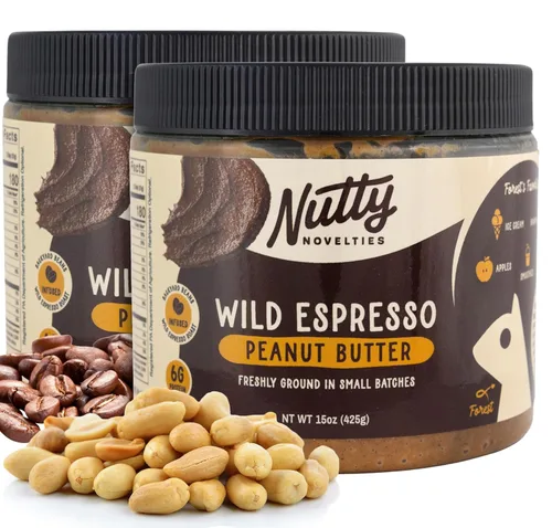 Miniatura 9 de Nutty Novelties Mantequilla de maní, alta en proteínas, baja en azúcar, mantequilla de maní saludable, mantequilla de maní completamente natural
