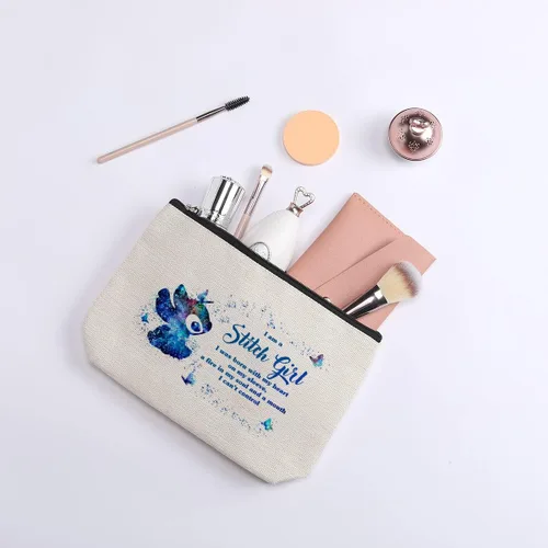 Miniatura 6 de Divertida bolsa de cosméticos de dibujos animados para fanáticos del anime, bolsa de maquillaje inspirada en películas de dibujos animados