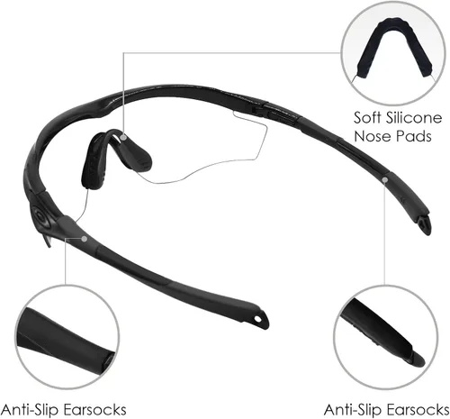 Miniatura 4 de BLAZERBUCK Kits de calcetines de repuesto para gafas de sol Oakley M2 Frame XL