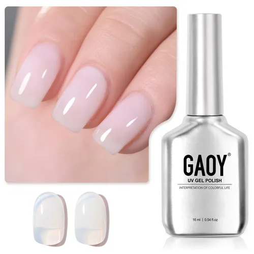 Miniatura 16 de GAOY Esmalte de uñas en gel pastel, 16ml (0.54 onzas líquidas) Rosa, esmalte de gel que se quita remojando y se cura con luz UV para primavera