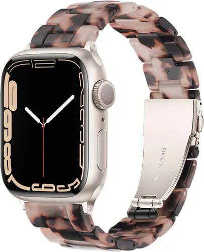 Miniatura 53 de Bandas para Apple Watch Light House - Correas de resina ligera de moda para iWatch para mujeres y hombres 38mm/40mm/41mm/42mm (Series 11 10)