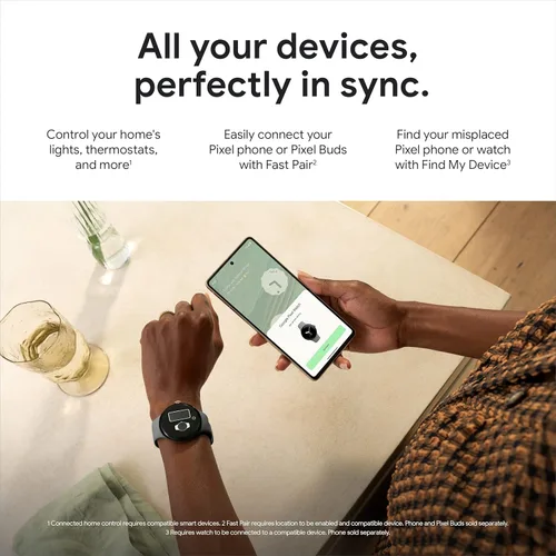 Miniatura 11 de Google Pixel Watch 1ª generación (modelo anterior) – Reloj inteligente Android con seguimiento de actividad Fitbit – Reloj de seguimiento