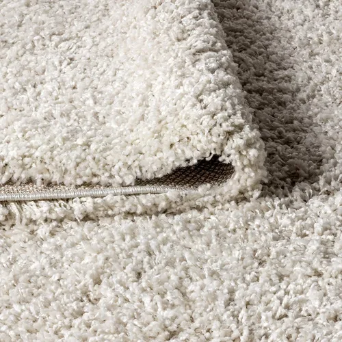 Miniatura 8 de JONATHAN Y Mercer Shag - Alfombra de felpa con borlas color crema para interiores, 3 x 5 pies, contemporánea, moderna, fácil de limpiar, para sala