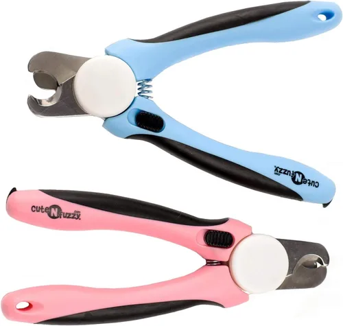 Miniatura 12 de Cortauñas profesional para mascotas, color rosa, grande