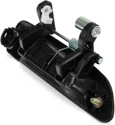 Miniatura 4 de KarParts360 Para Honda Civic 2001 02 03 04 2005 Manija de puerta exterior delantera, lado del conductor negro liso con orificio para llave