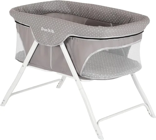 Miniatura 9 de Dream On Me Calypso - Moisés portátil con ruedas, altura ajustable, moisés plegable para bebé con laterales de malla transpirable, colchón