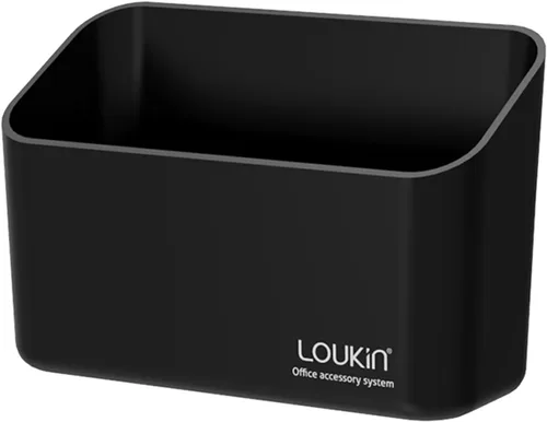 loukin Soporte magnético para marcadores, soporte para marcador de borrado en seco, soporte para control remoto, organizador de almacenamiento Negro