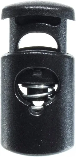 Miniatura 7 de West Coast Paracord Abrazadera de bloqueo de cable de plástico resistente de un solo orificio para cuerda de paracaídas, cordones, cuerda elástica