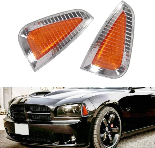 Miniatura 9 de Para 2006 2007 2008 2009 2010 Dodge Charger Sxt Rt Se Srt8 Conjunto de Reemplazo OEM Parachoques Delantero Lado del Pasajero Carcasa de luz