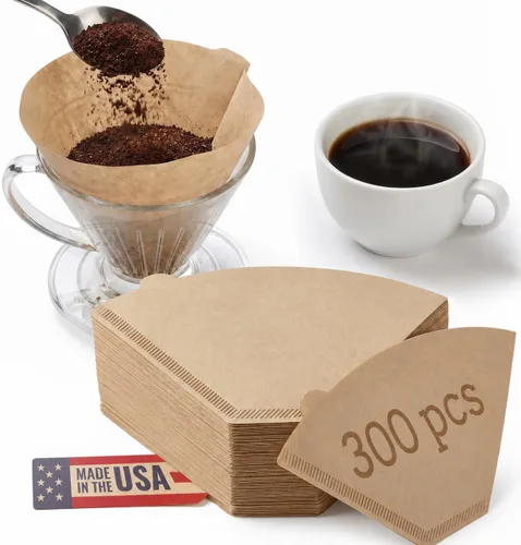 Miniatura 2 de Filtro de café de cono #4 (natural sin blanquear, 100)