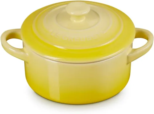 Le Creuset Mini Cocotte redonda de gres, 8 oz., Soleil