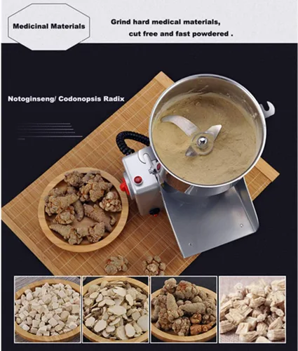 Miniatura 8 de 700G Granos Eléctricos Especias Hebals Cereales Café Alimentos Secos Molino Harina Trituradora de Polvo
