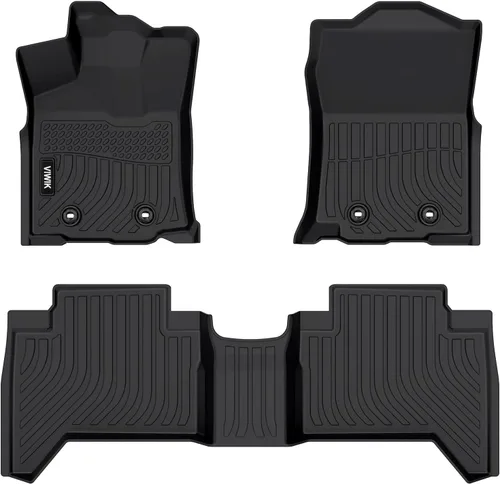 Miniatura 15 de VIWIK Alfombrillas de Piso para Kia Sorento de 7 asientos 2016-2020 S/L/LX/EX/SX/SX Limited, Alfombrillas de Coche Automotrices 3D Antideslizantes