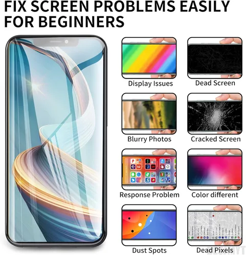 Miniatura 4 de para iPhone XR Reemplazo de pantalla de 6.1 pulgadas con altavoz de oído Kit de sensor de proximidad de montaje completo Pantalla LCD 3D Touch