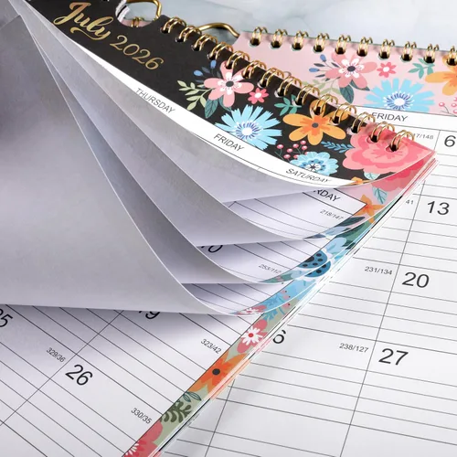 Miniatura 7 de Calendario 2026-2027 – Calendario de pared 2026-2027 con 18 meses, de julio de 2026 a diciembre de 2027, 14.6 x 11.5 pulgadas, encuadernación