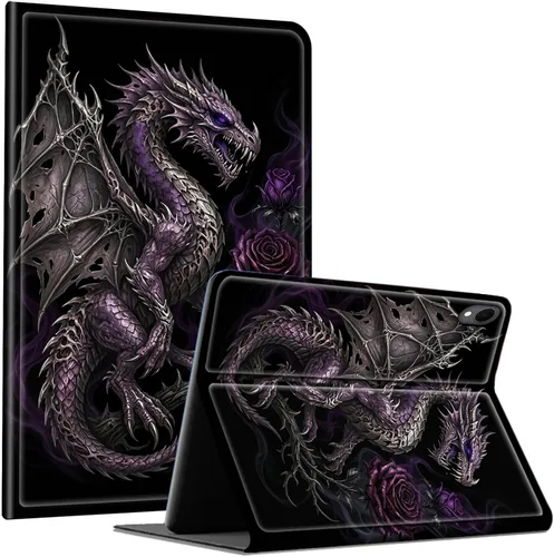 Miniatura 30 de Slim Case for Samsung Galaxy Tab S10 Lite / S10 FE / S9 FE 10.9" & Galaxy Tab S9 11", Multi-Angle Stand PU Leather Smart Folio Cover with Soft TPU