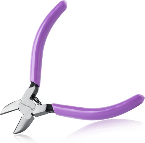 Miniatura 16 de SPEEDWOX Alicates de Punta de Aguja Doblada con Mandíbula Dentada Mini Alicates de Punta Larga Doblados Alicates Removedores de Aguja Herramientas