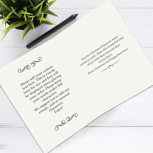 Miniatura 4 de Tarjeta de Navidad personalizada, personaliza tu imagen fotográfica, carga tu tarjeta de felicitación de texto, vacaciones de Navidad