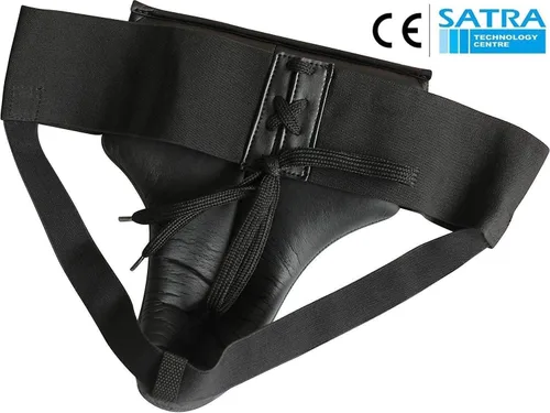 Miniatura 2 de RDX Protector de ingle para boxeo, Muay Thai, Kickboxing y entrenamiento de MMA, equipo de cuero Maya Hide Abdo para artes marciales, protector