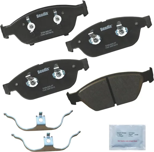 Miniatura 300 de Pastillas de freno delanteras cerámicas Bendix Priority1 CFC2302 para Hyundai Elantra 2021, Sonata 2022-2020, Kia K5 2023-2021