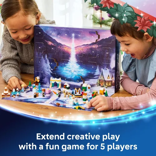 Miniatura 4 de Calendario de Adviento LEGO Disney Frozen 2025 para niños - Juego de cuenta regresiva navideña para niños y niñas, a partir de 5 años - Minimuñecas