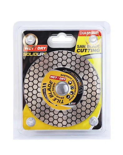 Hoja de azulejo de 4.5" para corte de porcelana Hoja de corte y rectificado para azulejos de granito, mármol y porcelana