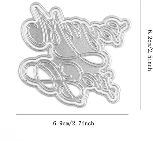 Miniatura 2 de Briartw Troqueles de corte de mejores deseos, palabras frases, sombra, sentimiento, troqueladora para hacer tarjetas, letras del alfabeto, álbumes