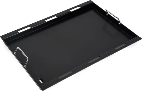 Stanbroil Inserto de plancha de tamaño completo para parrillas de gas Weber Genesis II y LX 300 Series, Plancha plana recubierta de cerámica para