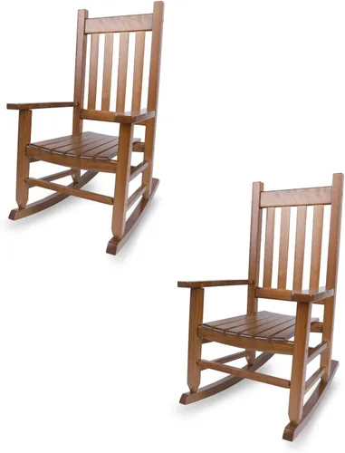 Miniatura 20 de Mecedora de madera para niños, cómoda mecedora reclinable para niños de 3 a 6 años, silla de descanso para bebés y niños, sala