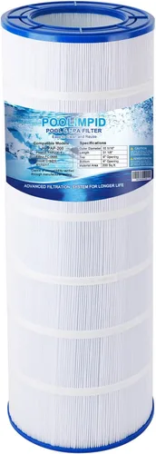 Cartucho de filtro de piscina compatible con PAP200, CC200, Clean & Clear 200, R173217, Unicel C-9419, Filbur FC-0688, 59054400, cartucho de filtro