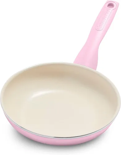 Miniatura 14 de GreenPan Rio - Sartén antiadherente de cerámica saludable de 8 pulgadas y juego de espátulas de silicona con mango de agarre suave, juego