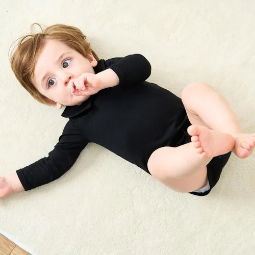 Miniatura 175 de pureborn Mameluco de algodón súper suave para bebés niños y niñas de 0 a 24 meses