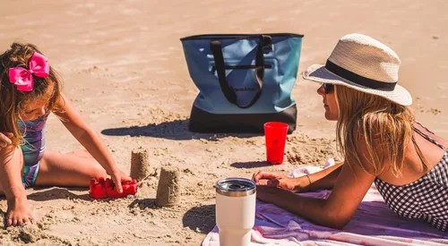Miniatura 9 de Skog Å Kust ToteSak - Bolsa de playa impermeable con cremallera hermética