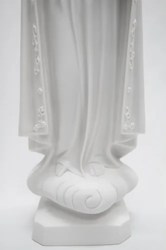 Miniatura 4 de Figura de escultura de estatua religiosa católica italiana de Nuestra Señora de Fátima María de 24 pulgadas, colección Vittoria hecha en Italia