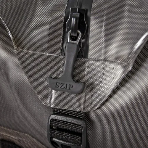 Miniatura 5 de Dagger On-Tap Dry Bag Duffel Bolsa seca para kayak con anillos de amarre Cremallera impermeable y correas de compresión, gris oscuro, 30L