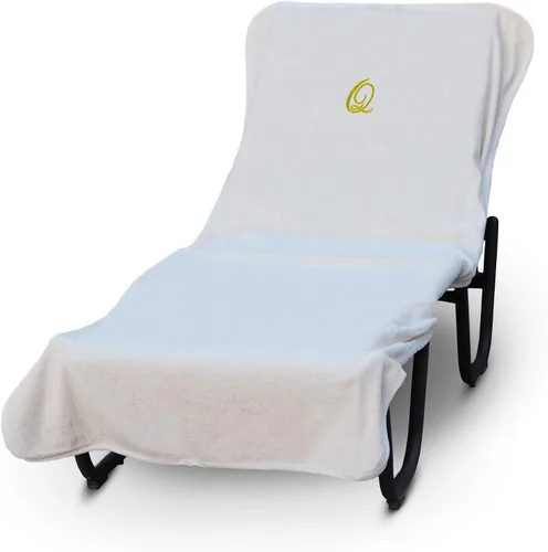 Miniatura 189 de Luxury Hotel & Spa - Funda para Tumbona de Piscina con Monograma, Letras Bordadas en Bloque - Extra Absorbente 100% Algodón Turco - Rizo Suave