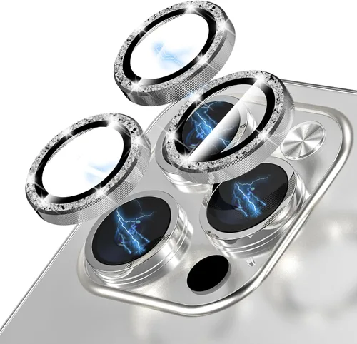 Miniatura 13 de Protector de lente de cámara brillante compatible con iPhone 13 Pro (6.1 pulgadas)/13 Pro Max (6.7 pulgadas), vidrio templado ultra