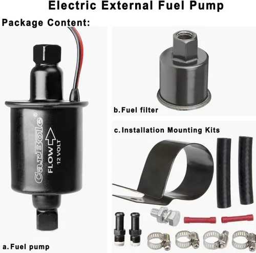 Miniatura 5 de CarBole Bomba de combustible eléctrica universal de 12 V 5-9 PSI 30GPH Bomba de transferencia de combustible para gasolina y diésel para carburador