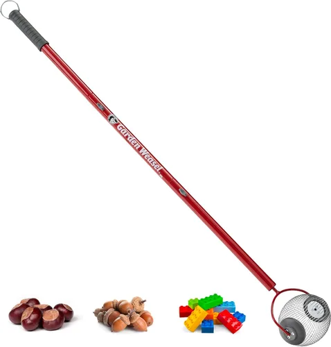 Miniatura 10 de GARDEN WEASEL Rodillo recolector de tuercas grande – Herramienta colectora de tuercas para nueces, pelotas de tenis y más – Recogedor de patio
