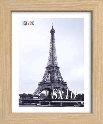 Miniatura 53 de VCK Portarretratos de madera negra de 5 x 7 pulgadas, para colgar en la pared, galería o mesa, 1 paquete