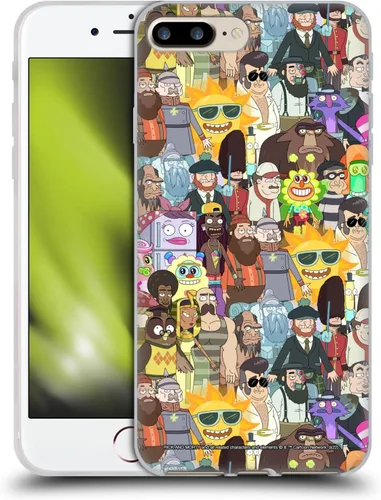 Miniatura 163 de Head Case Designs Funda de gel con licencia oficial de Rick and Morty Aliens Season 3 [protección de grado militar] compatible con Apple iPhone 12
